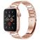 Mobigear Lissabon Acciaio inox Apple Watch Cinturino Chiusura a farfalla - 42/41/40/38 mm - Oro rosa