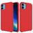 Mobigear Rubber Touch iPhone 11 Silicona Carcasa - Rojo