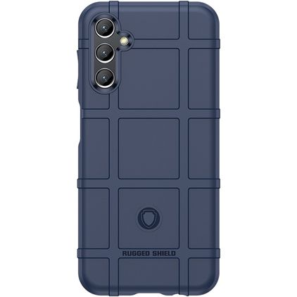 Mobigear Rugged Shield Samsung Galaxy A24 TPU flexible Carcasa Antigolpes - Azul