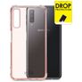 My Style Protective Flex Samsung Galaxy A7 (2018) Flexible TPU Back cover Shockproof - Soft Pink