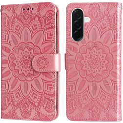Mobigear Sunflower Samsung Galaxy A37 Capa livro Carteira - Rosa dourado