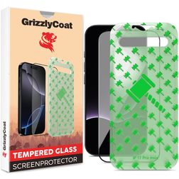 GrizzlyCoat Easy Align iPhone 17 Glas Skærmbeskytter - Case Friendly + Monteringsramme