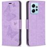 Mobigear Butterfly Xiaomi Redmi Note 12 Wallet case - Purple