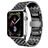 Mobigear Dragon Rustfrit stål Apple Watch Urrem Sommerfuglelås - 49/46/45/44 mm - Sort