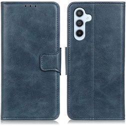 Mobigear Classy Samsung Galaxy A54 Pungetui med Seddelrum - Blå