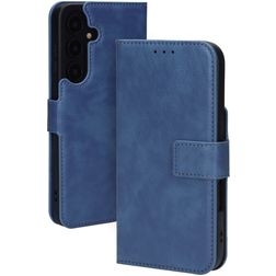Mobiparts Classic Wallet Samsung Galaxy S25 FE Wallet case - Steel Blue