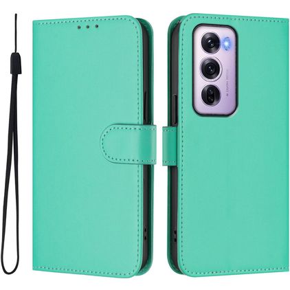 Mobigear Urban Wallet OPPO Reno 12 Pro Lompakkokotelo + Setelitasku - Vihreä