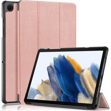 Mobigear Tri-Fold Samsung Galaxy Tab A11 Plus Capa livro - Rosa dourado