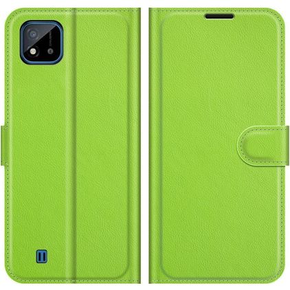 Mobigear Classic Realme C11 (2020) Wallet case - Green