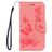 Mobigear Butterfly Samsung Galaxy S8 Cover a libro portafoglio - Rosa