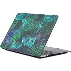 Mobigear Design MacBook Pro 15 polegadas (2016-2019) Capa rígida para MacBook - Palm Leafs - Modelo A1707 / A1990