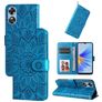 Mobigear Sunflower OPPO A17 Etui z klapką typu portfel - Niebieski