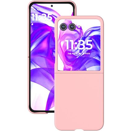 Mobigear Colors Motorola Razr 50 Ultra Plástico rígido Capa traseira - Rosa