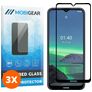 Mobigear Premium Nokia 1.4 Vidro temperado Película de ecrã - Compatível com capas - Preto (Pack de 3)