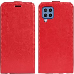 Mobigear Samsung Galaxy M22 Funda con tapa - Rojo