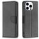 Mobigear Excellent iPhone 16 Pro Wallet case - Black