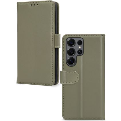 Mobilize Premium Gelly Samsung Galaxy S25 Ultra Lompakkokotelo + Setelitasku - Vihreä