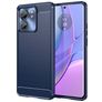 Mobigear Brushed Slim Motorola Edge 40 Flexible TPU Back cover - Blue