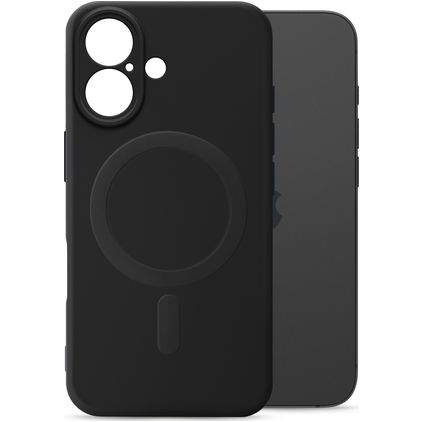 My Style Protective Flex iPhone 16 MagSafe TPU flexible Carcasa - Negro