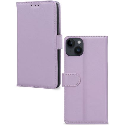 Mobilize Premium Gelly Wallet iPhone 14 Plus Capa livro Carteira - Roxo