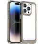 Mobigear Crystal iPhone 15 Pro Max Hard Case Back cover - Clear / Grey