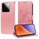 Mobigear Flowers Xiaomi 15 Plånboksfodral med sedelfack - Roséguld