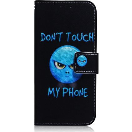 Mobigear Design Samsung Galaxy A71 Wallet case - Do Not Touch