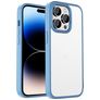 Mobigear Crystal iPhone 14 Pro Max Hard Case Back cover Shockproof - Clear / Blue