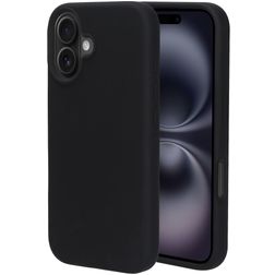 Mobiparts iPhone 16 Silikon Etui plecki - Czarny