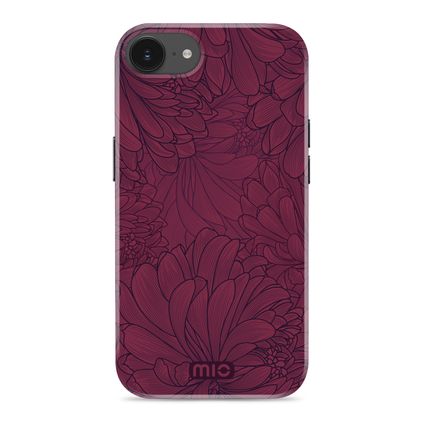 MIO iPhone 16e MagSafe Fodral Hårdplast Skal - Berry Blooms