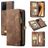 CaseMe 008 Samsung Galaxy Note 20 Case Detachable 2-in-1 Wallet Case Wallet - Brown