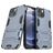 Mobigear Armor Stand iPhone 13 Mini Funda Plástico rígido Carcasa Antigolpes con soporte - Azul