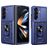 Mobigear Armor Ring Cam Slide Samsung Galaxy Z Fold 8 Ultra Funda Plástico rígido Carcasa Antigolpes con anillo y tapa deslizante para cámara - Azul