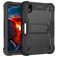 Mobigear ShieldStand iPad Mini 7 (2024) Plastica rigida / Silicone Back cover + Portapenna + Supporto - Nero