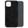 Mobilize Premium iPhone 15 Plus MagSafe Pele genuína Capa traseira - Preto
