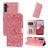 Mobigear Sunflower Samsung Galaxy A14 Funda tipo libro Cartera - Magenta
