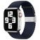 Mobigear Braided Correa Nylon Cierre de clip para Apple Watch - 49/46/45/44 mm - Gris marengo