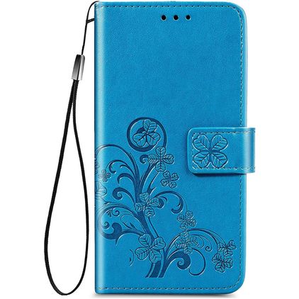 Mobigear Clover Samsung Galaxy S20 FE Capa livro Carteira - Azul