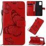 Mobigear Butterfly Samsung Galaxy S10 Lite Etui z klapką typu portfel - Czerwony