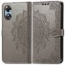 Mobigear Mandala OPPO A17 Funda tipo libro Cartera - Gris