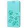 Mobigear Roses Samsung Galaxy A10 Cover a libro portafoglio - Turchese