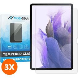 Mobigear Samsung Galaxy Tab S7 FE Vetro Protezione schermo - Compatibile con le cover (confezione da 3)
