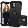 Mobigear Ultra Tough iPhone 11 Funda Plástico rígido Carcasa Antigolpes - Negro