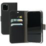 Mobiparts Saffiano Wallet iPhone 11 Pro Pungetui med Seddelrum - Sort
