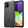Mobigear Rugged Shield Samsung Galaxy A03 Fleksibel TPU Bagsidecover Stødsikkert - Sort