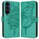 Mobigear Butterfly Samsung Galaxy S26 FE Capa livro Carteira - Verde