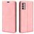 Mobigear Retro Slim Motorola Moto G42 Wallet case - Pink