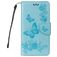 Mobigear Butterfly Samsung Galaxy A8 (2018) Capa livro Carteira - Azul