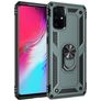Mobigear Armor Ring Samsung Galaxy S20 Ultra Hårdt Bagsidecover Stødsikkert med ringholder - Grøn