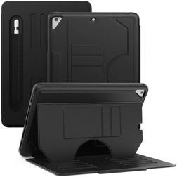 Mobigear Magnetic Folio iPad Air 2 (2014) Lompakkokotelo + Kynänpidike - Musta